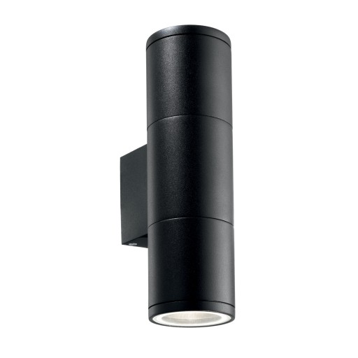 Aplica de exterior Ideal Lux Gun AP2 Small 2x35W 6.5x21cm negru