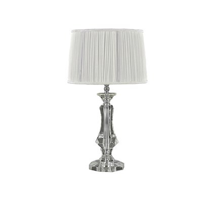 Veioza Ideal Lux Kate-2 TL1 1x60W 31x56cm alb