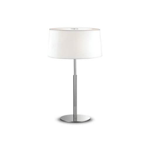 Veioza Ideal Lux Hilton TL2 2x40W 30x49cm alb