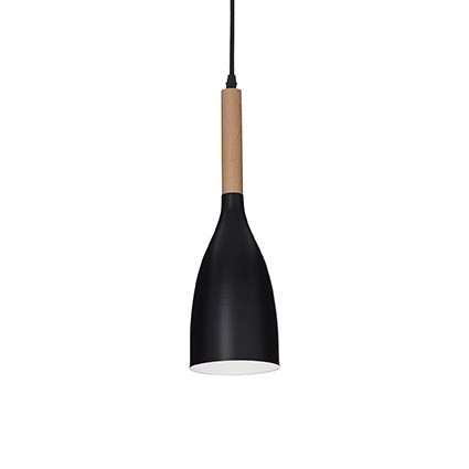 Suspensie Ideal Lux Manhattan SP1 1x40W 11x50-144cm negru