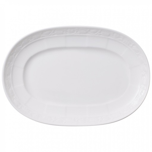 Platou Villeroy & Boch White Pearl Pickle Dish 22cm