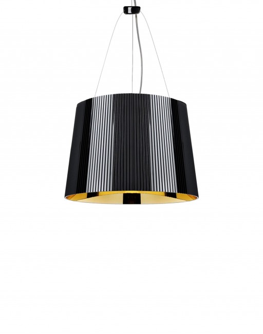 Suspensie Kartell Ge' design Ferruccio Laviani E27 max 70W h37cm negru-auriu