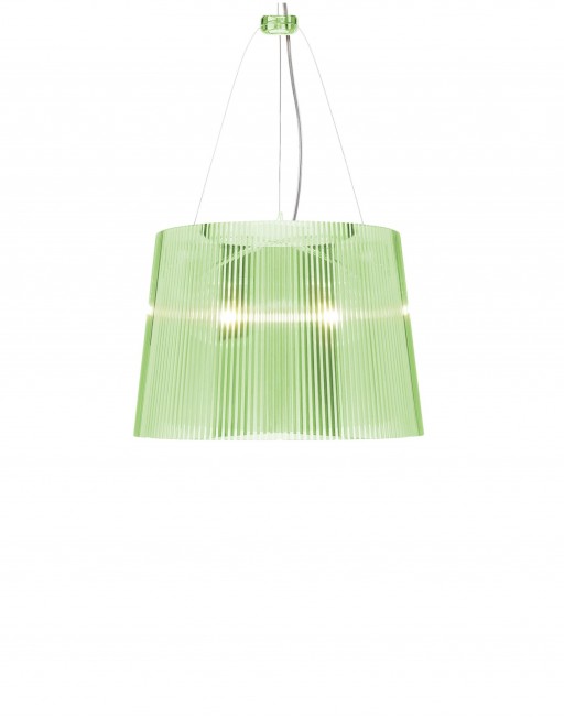 Suspensie Kartell Ge' design Ferruccio Laviani E27 max 70W h37cm verde transparent