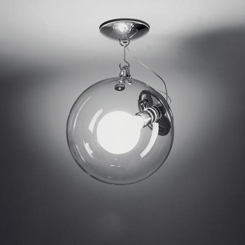 Plafoniera Artemide Miconos design Ernesto Gismondi transparent