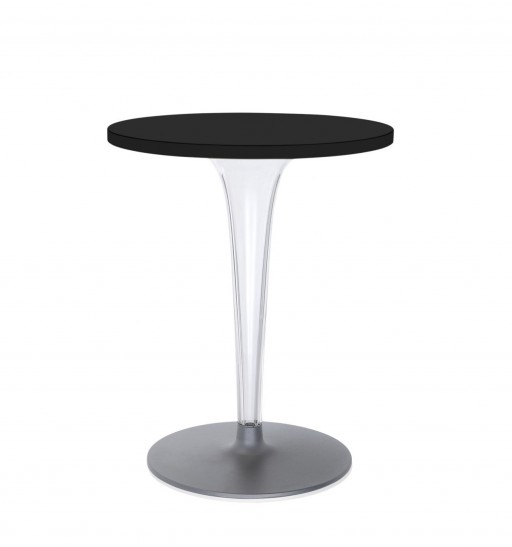 Masa Kartell TopTop design Philippe Starck & Eugeni Quitllet diametru 60cm negru