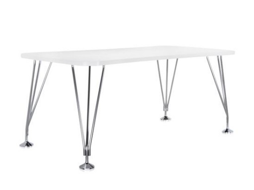 Masa Kartell Max design Ferruccio Laviani 160x80cm alb