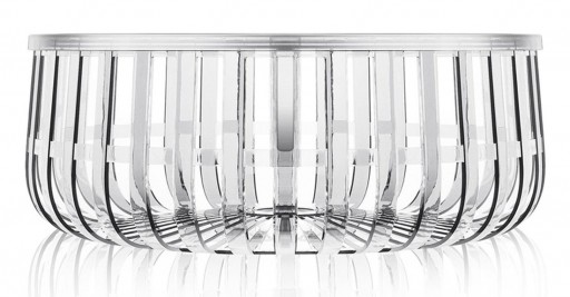 Masuta Kartell Panier design Ronan & Erwan Bouroullec 61cm h 21cm transparent