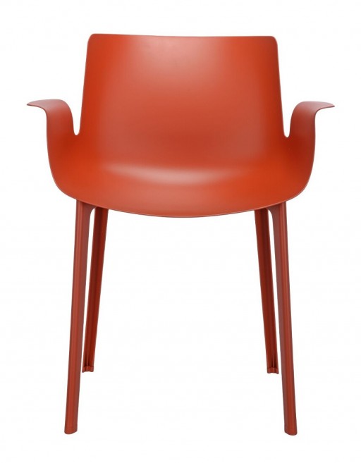 Scaun Kartell Piuma design Piero Lissoni ruginiu