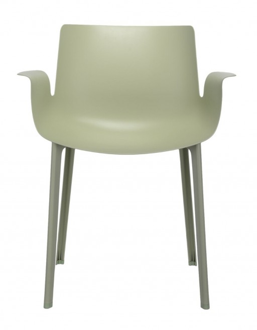 Scaun Kartell Piuma design Piero Lissoni verde salvie