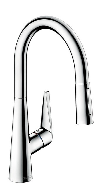 Baterie bucatarie Hansgrohe M5116-H200 ComfortZone 200 dus extractibil cu doua tipuri de jet crom