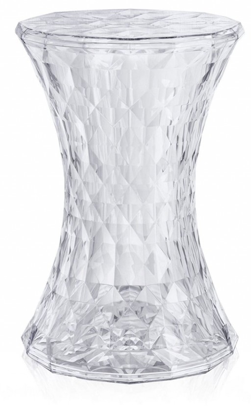 Masuta Kartell Stone design Marcel Wanders 30cm h45cm transparent