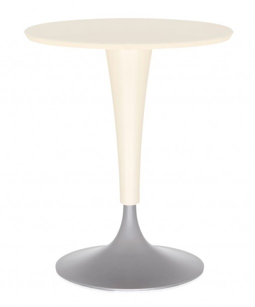 Masa Kartell Dr. NA design Philippe Starck d60cm h73cm alb