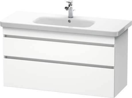 Dulap baza Duravit DuraStyle 113x44.8cm 2 sertare cu inchidere lenta alb mat