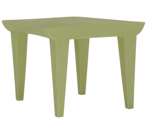 Masuta Kartell Bubble design Philippe Starck 51.5x51.5cm hx41.5cm verde