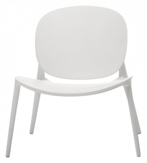 Scaun Kartell Be Bop design Ludovica & Roberto Palomba alb