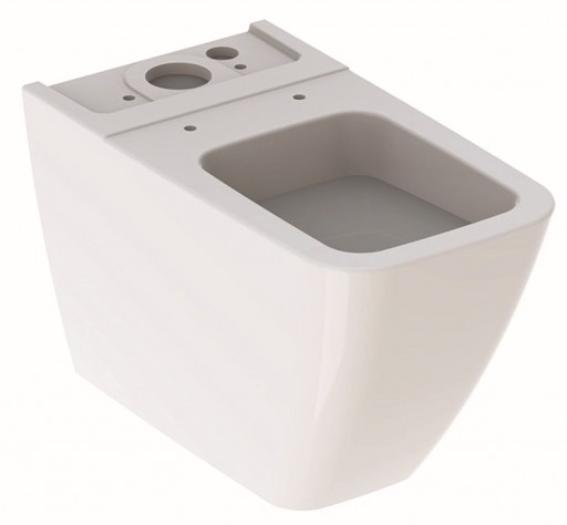 Vas WC Geberit iCon Square 63.5cm back-to-wall pentru rezervor aparent alb