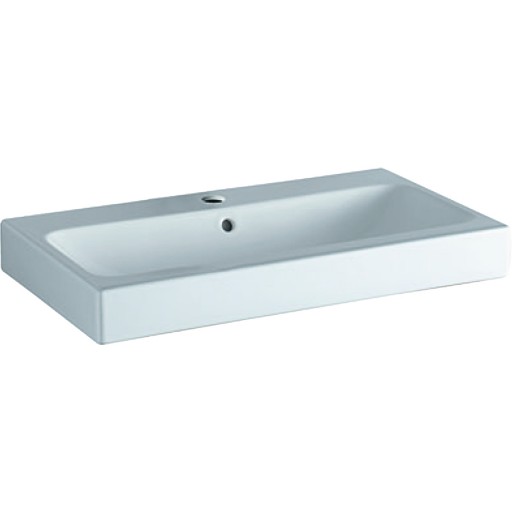 Lavoar Geberit iCon 75x48.5cm montare pe mobilier alb