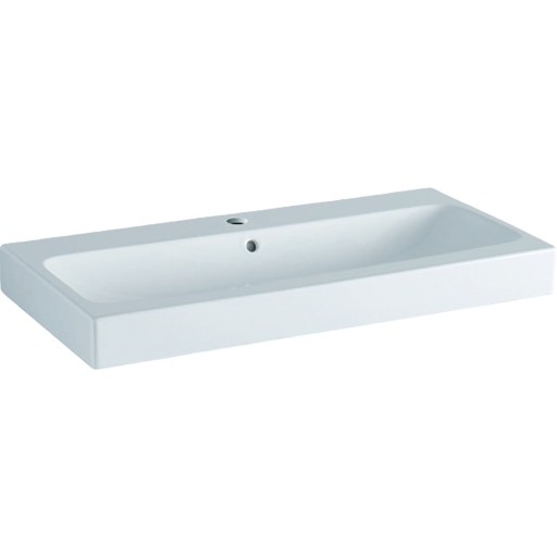 Lavoar Geberit iCon 90x48.5cm montare pe mobilier alb