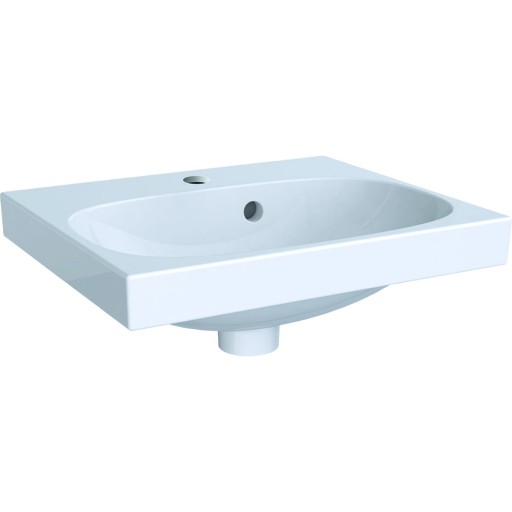 Lavoar Geberit Acanto 45x38.2cm montare pe mobilier alb