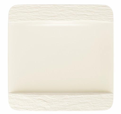 Farfurie plata Villeroy & Boch Manufacture Rock Blanc 28x28cm