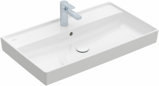 Lavoar Villeroy & Boch Collaro 80x47cm finisat suplimentar alb