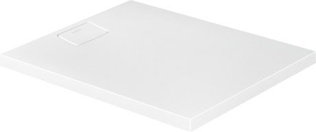 Cadita de dus dreptunghiulara Duravit Stonetto 80x100 cm compozit alb