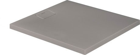 Cadita de dus dreptunghiulara Duravit Stonetto 90x100 cm compozit gri concrete