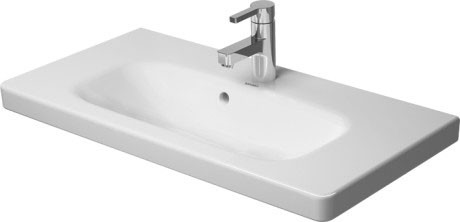 Lavoar Duravit Durastyle Compact 78.5x40cm montare pe mobilier