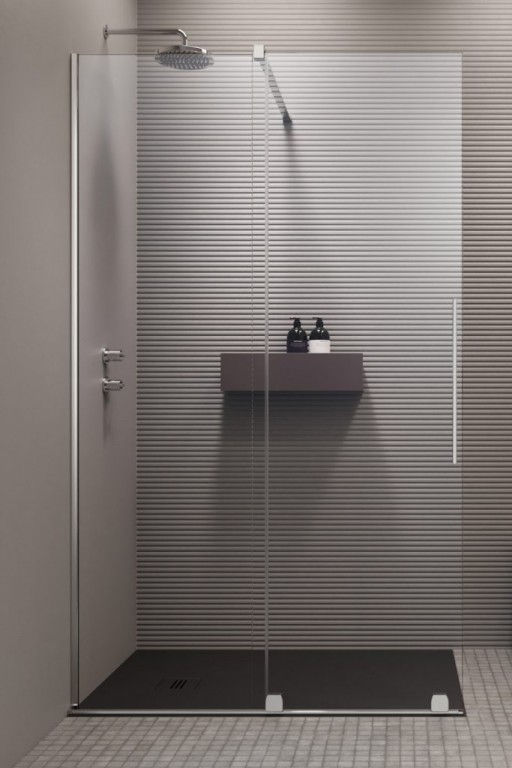 Cabina de dus tip Walk-in Radaway Furo 110 cm orientare stanga