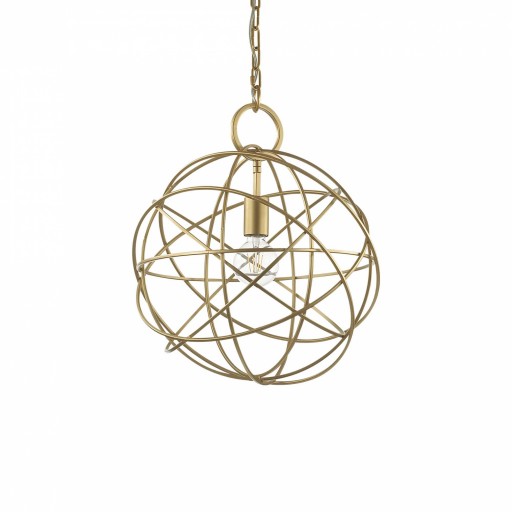 Pendul Ideal Lux Konse SP1 1x60W E27 h78-170cm dark gold