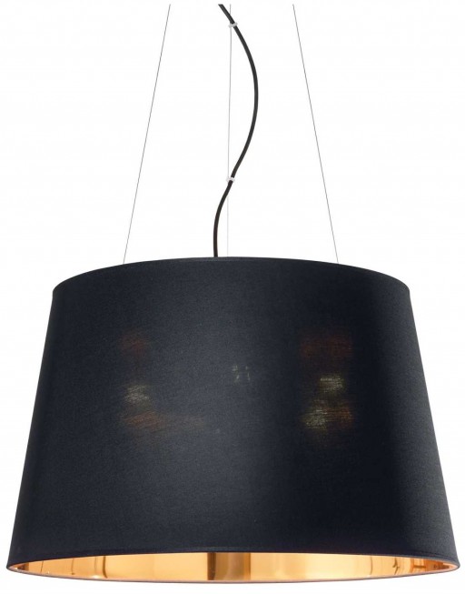 Suspensie Ideal Lux Nordik SP4 4x60W E27 h34-243cm negru mat