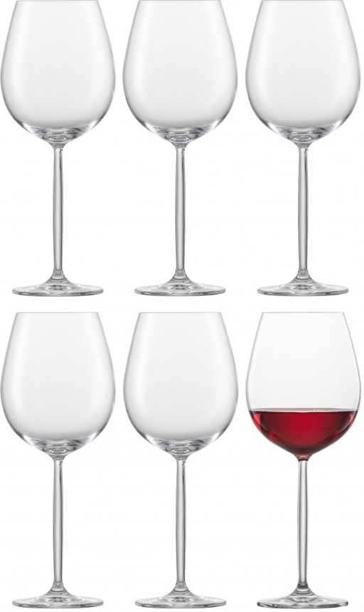 Set 6 pahare vin rosu Schott Zwiesel Diva Burgundy cristal Tritan 480ml