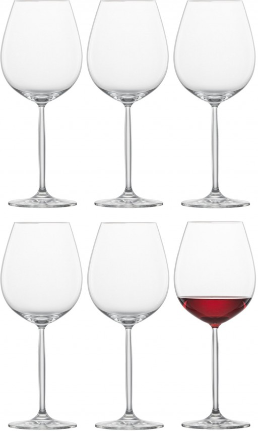 Set 6 pahare vin rosu Schott Zwiesel Diva cristal Tritan 613ml