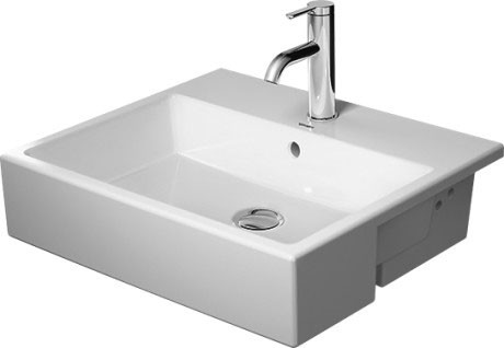 Lavoar Duravit Vero Air 55x47 montare in blat finisaj WonderGliss