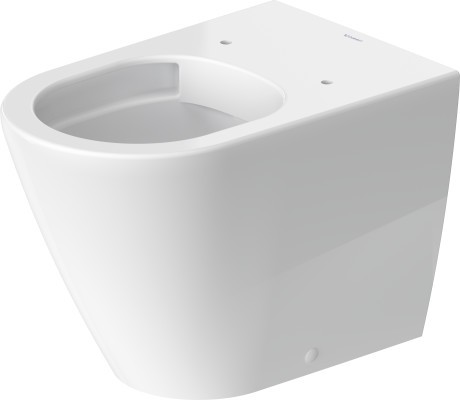 Vas WC Duravit D-Neo Rimless pentru rezervor ingropat cu finisaj WonderGliss