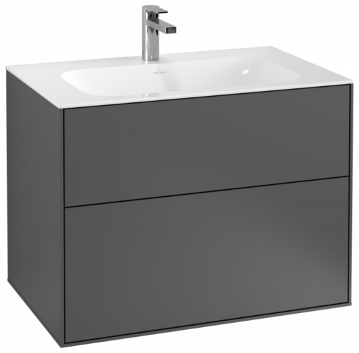 Dulap baza suspendat Villeroy & Boch Finion 80x59x50cm Anthracite Matt Laquer