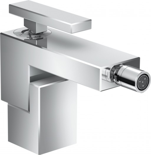 Baterie bideu Hansgrohe Axor Edge ventil push-open crom