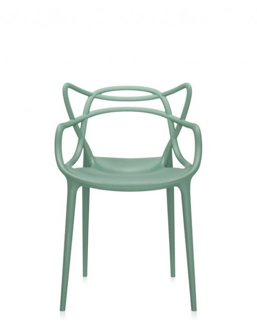 Set 2 scaune Kartell Masters design Philippe Starck & Eugeni Quitllet verde salvie