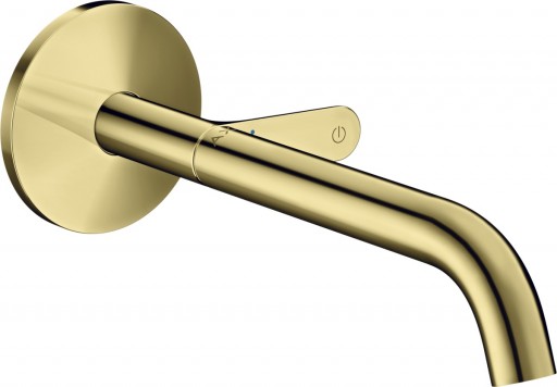 Baterie lavoar Hansgrohe Axor ONE Select cu pipa 220mm montaj incastrat necesita corp ingropat gold optic lustruit