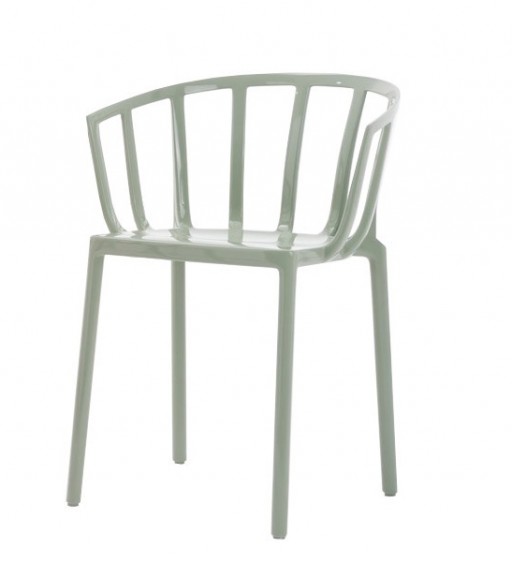 Set 2 scaune Kartell Venice design Philippe Starck verde salvie