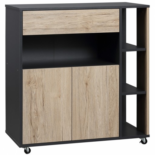 Mobilier de Bucătărie Multifuncțional HOMCOM, 80x39x86.5cm | Aosom Romania