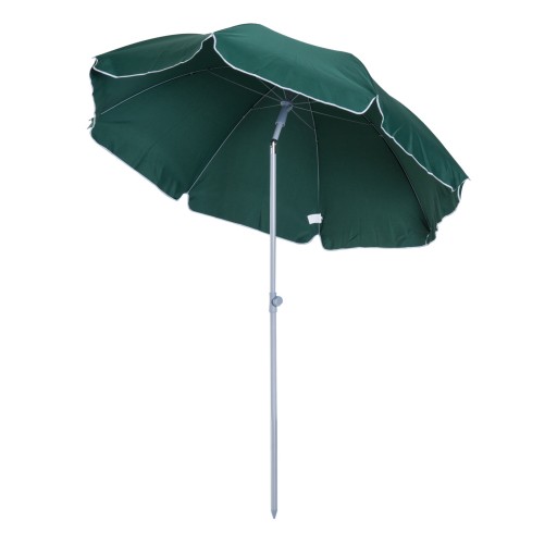 Outsunny Umbrela de Gradina cu acoperis inclinabil, Φ220cm Culoare verde Inchis | Aosom Romania