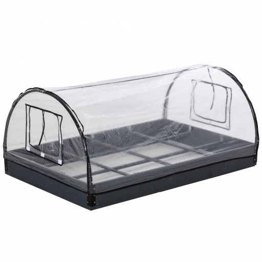 Outsunny Mini Sera de Gradina pentru plante, legume, fructe, gradinarit cu acoperire in PVC transparent | Aosom Romania