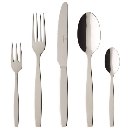 Set tacamuri 30 piese, Villeroy &amp; Boch, Charles Cutlery, inox 18/10