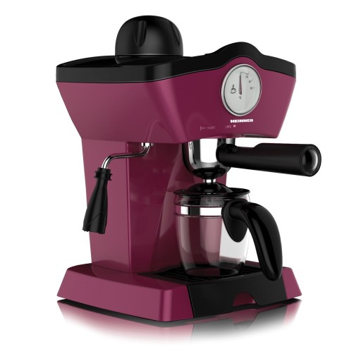 Espressor Charm, Heinner, 800 W, 250 ml, visiniu