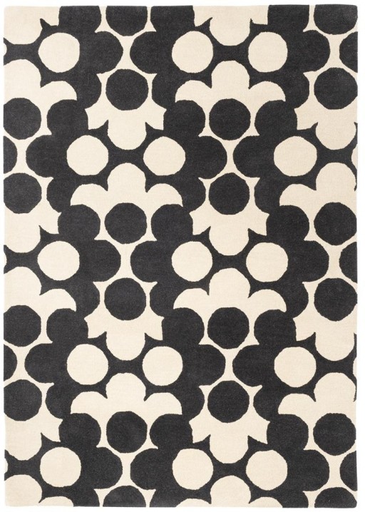 Covor Orla Kiely Puzzle Flower 120x180cm 60905 slate