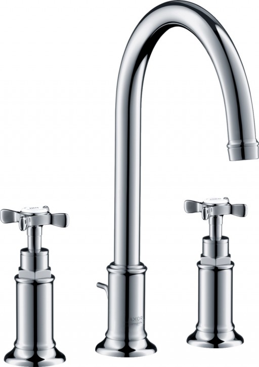 Baterie lavoar Hansgrohe Axor Montreux 180 din 3 elemente ventil pop-up crom