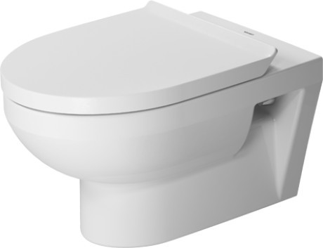 Set vas WC suspendat Duravit DuraStyle Basic Rimless si capac cu inchidere lenta