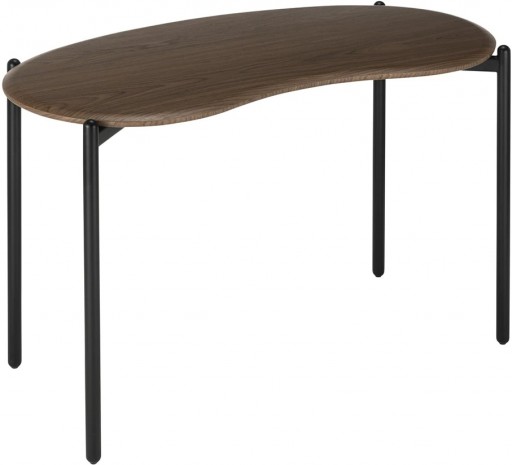 Masa Kartell Lunat design Patricia Urquiola 119x59x73cm blat furniruit Walnut Black