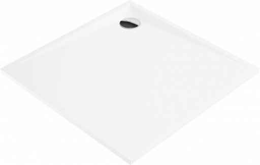 Cadita dus patrata alba 80x80 cm Kerria Plus, Deante